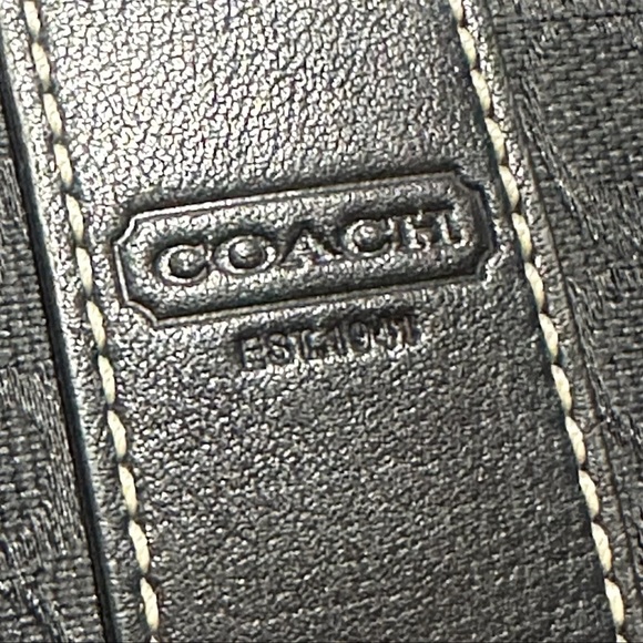 Coach Laptop Sleeve Black All Over Logo Print - 11x14 inch - Picture 4 of 11